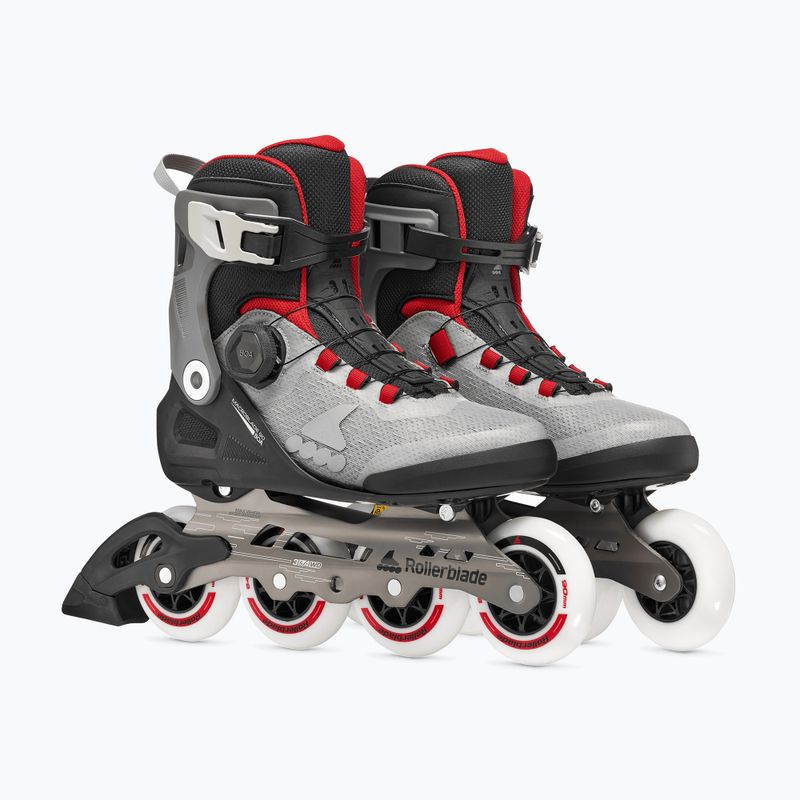 Мъжки ролери Rollerblade Macroblade 90 Boa black/grey/red 4