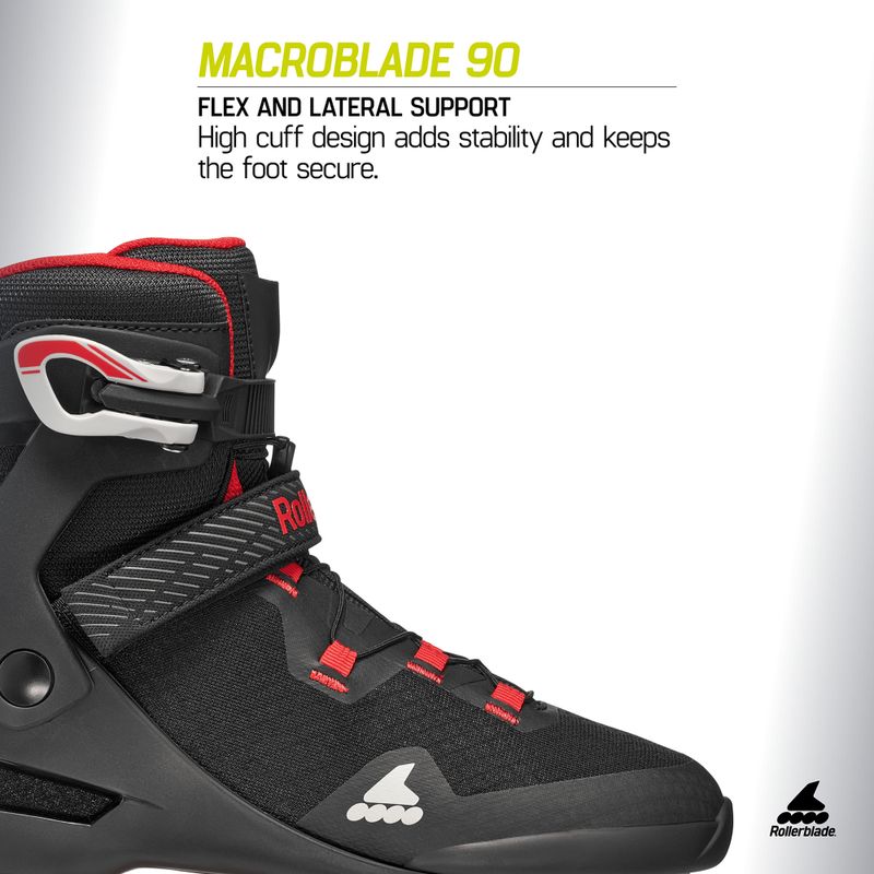 Мъжки ролери Rollerblade Macroblade 90 black/red 10