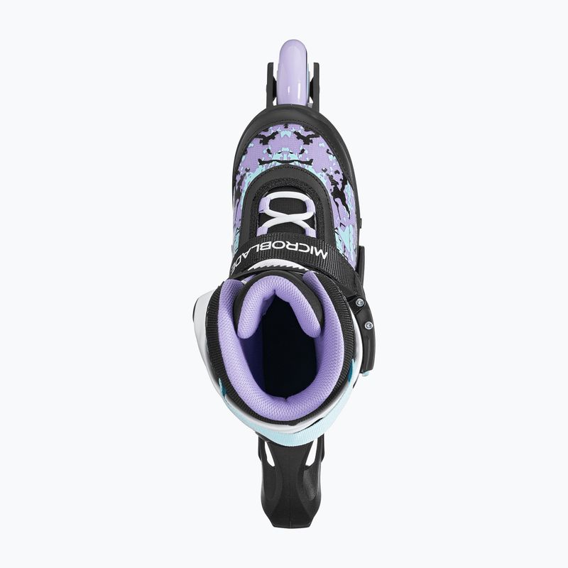 Детски ролери Rollerblade Microblade SL Jr black/lavender/light blue 7