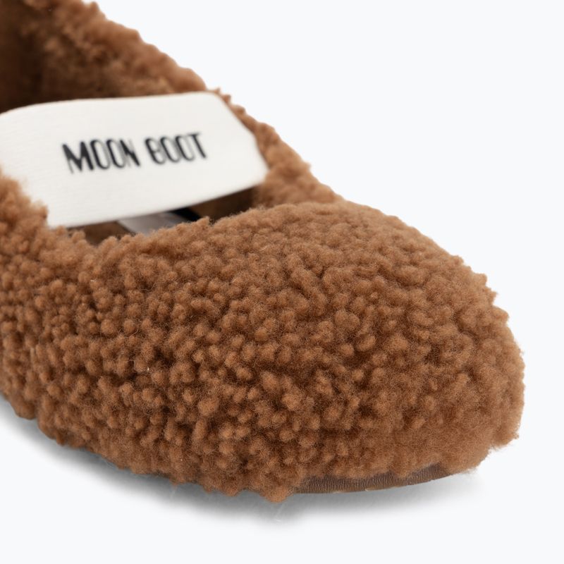 Дамски балерини Moon Boot Shearling Ballerina коняк 7