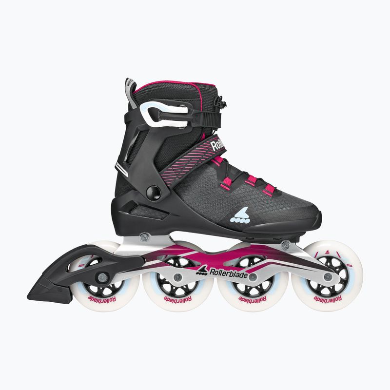 Дамски ролери Rollerblade Macroblade 90 W black/burgundy/ocean green 2