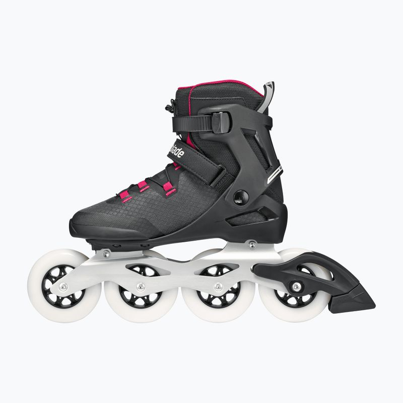 Дамски ролери Rollerblade Macroblade 90 W black/burgundy/ocean green 3