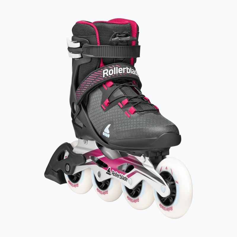 Дамски ролери Rollerblade Macroblade 90 W black/burgundy/ocean green 5