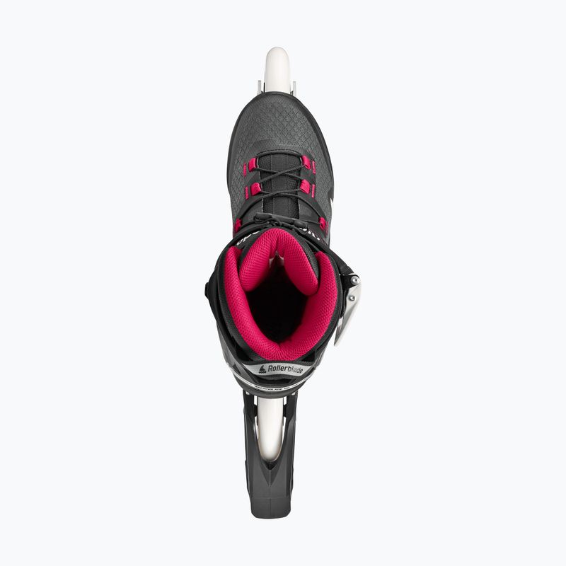 Дамски ролери Rollerblade Macroblade 90 W black/burgundy/ocean green 7