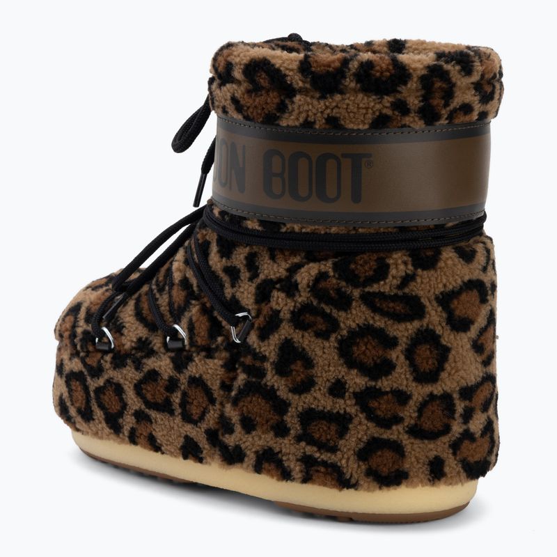 Дамски ботуши за сняг Moon Boot Icon Low Fleece Leopard cognac/cocoa 3