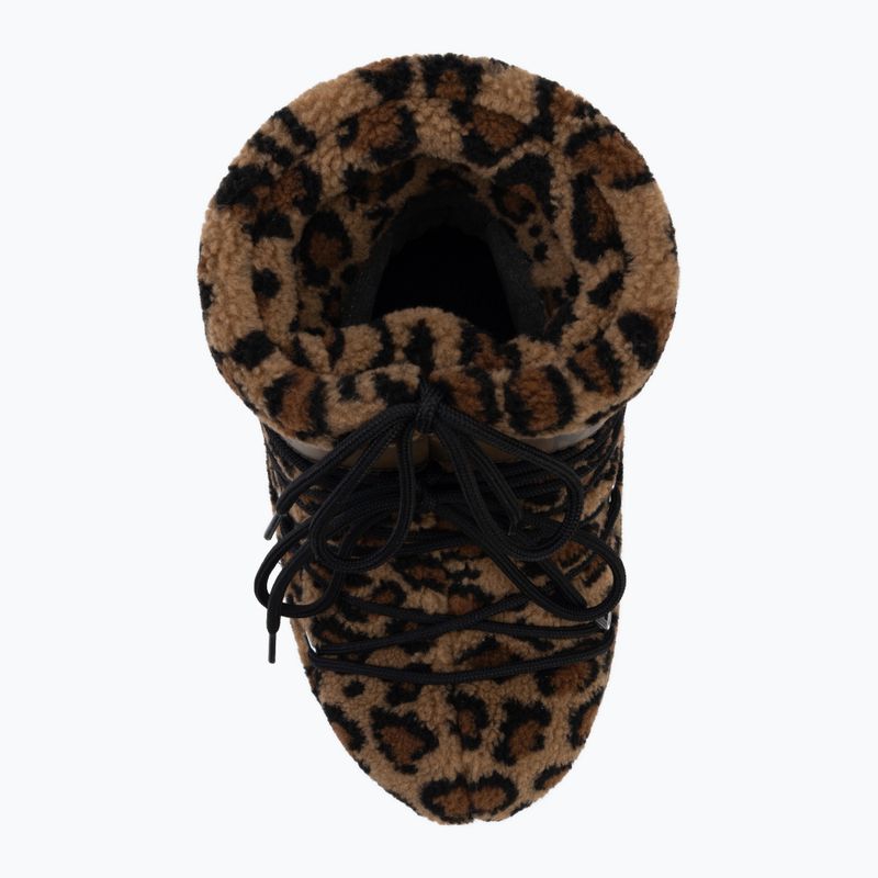Дамски ботуши за сняг Moon Boot Icon Low Fleece Leopard cognac/cocoa 5