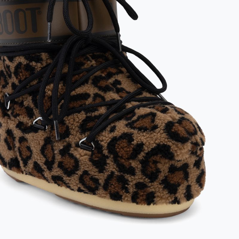 Дамски ботуши за сняг Moon Boot Icon Low Fleece Leopard cognac/cocoa 7