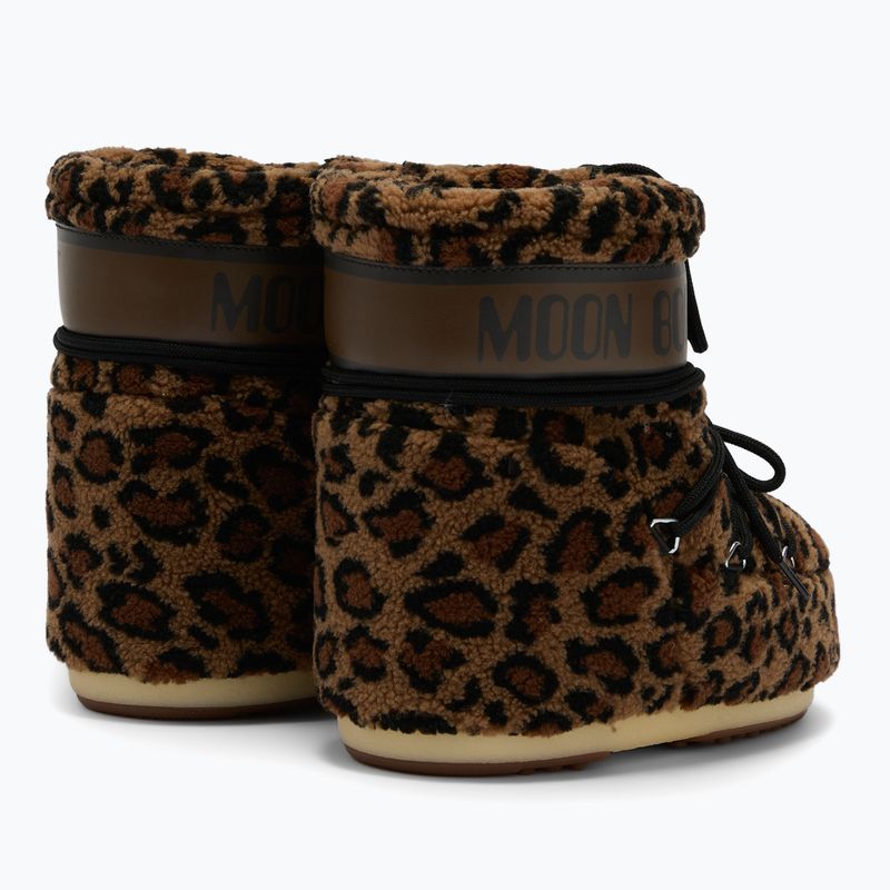 Дамски ботуши за сняг Moon Boot Icon Low Fleece Leopard cognac/cocoa 2