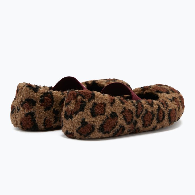 Дамски пантофи Moon Boot Fleece Ballerina Leopard cognac/cocoa 2