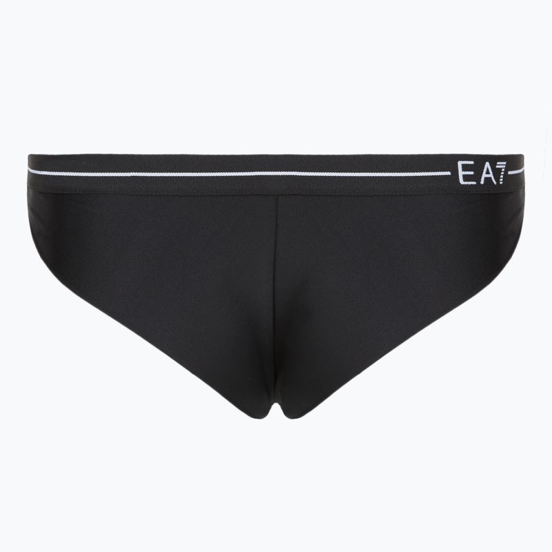 Дамски бански костюм от две части EA7 Emporio Armani Logo Tape Bikini Triangle black 7