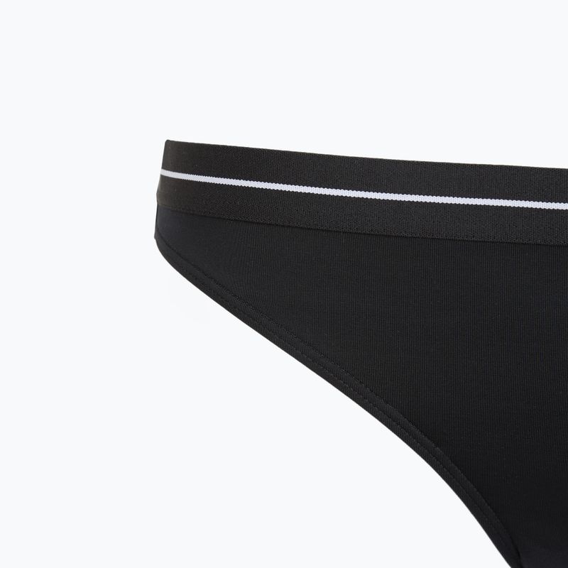 Дамски бански костюм от две части EA7 Emporio Armani Logo Tape Bikini Triangle black 8