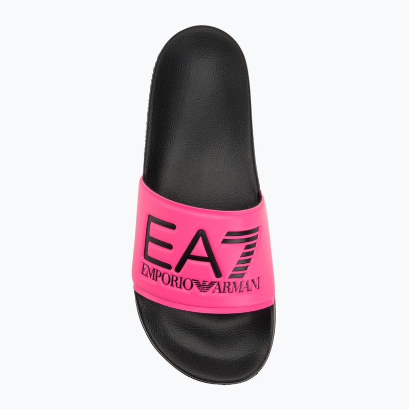 EA7 Emporio Armani Водни спортове Видимост джапанки розово флуо / черно 5