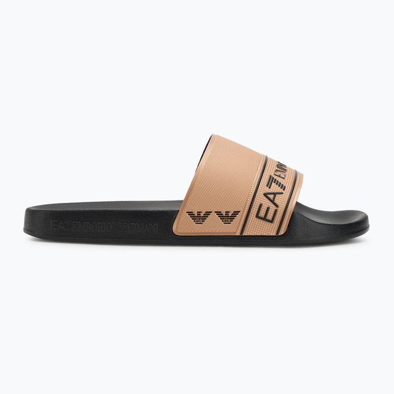 EA7 Emporio ArmaniWater Sports Tape джапанки черно / златно 2