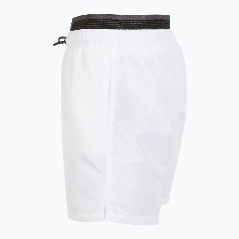 Мъжки EA7 Emporio Armani Logo Tape Boxer Swim Shorts white 3