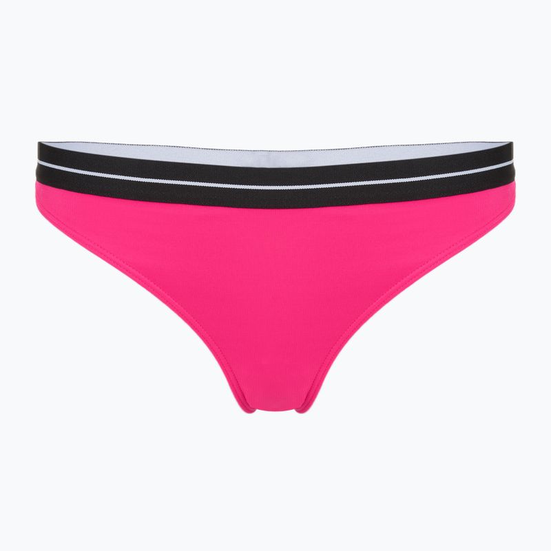 Дамски бански костюм от две части EA7 Emporio Armani Logo Tape Bikini Triangle neon pink 6