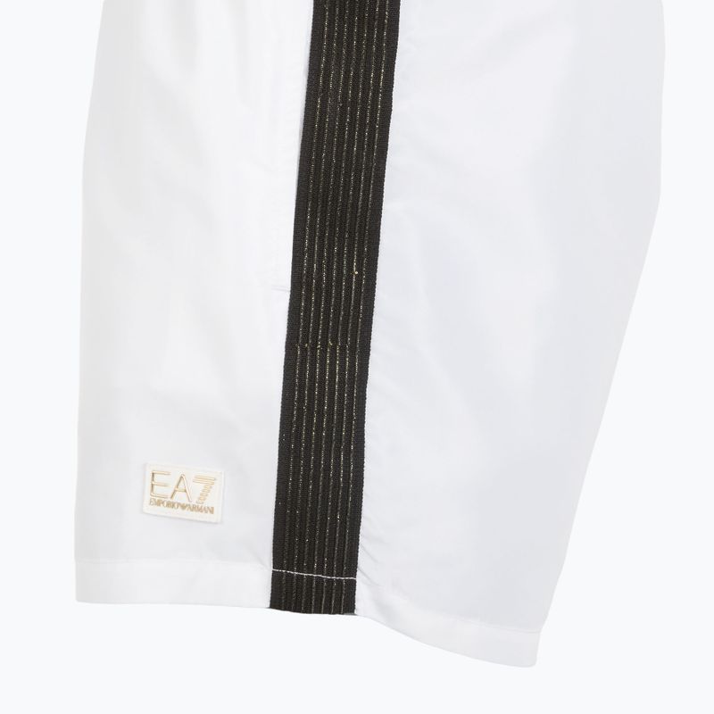 Мъжки EA7 Emporio Armani Gold Label Боксерки за плуване бели 3
