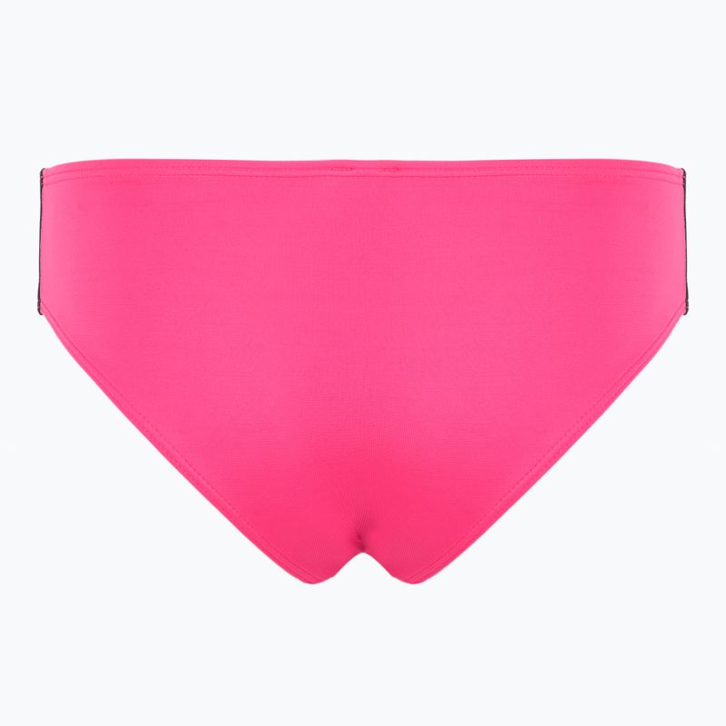Дамски бански костюм от две части EA7 Emporio Armani Logo Tape Bikini Top neon pink 7