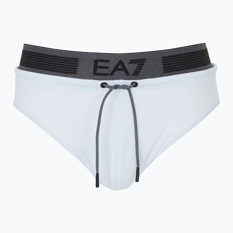 Мъжки бански EA7 Emporio Armani Logo Tape Swim Brief white