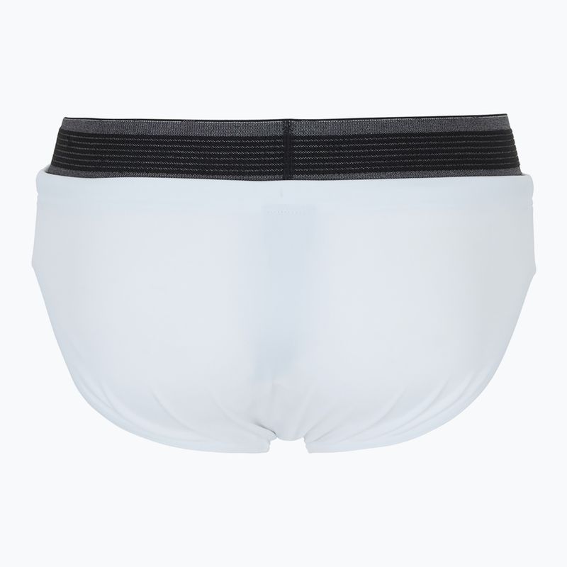 Мъжки бански EA7 Emporio Armani Logo Tape Swim Brief white 2