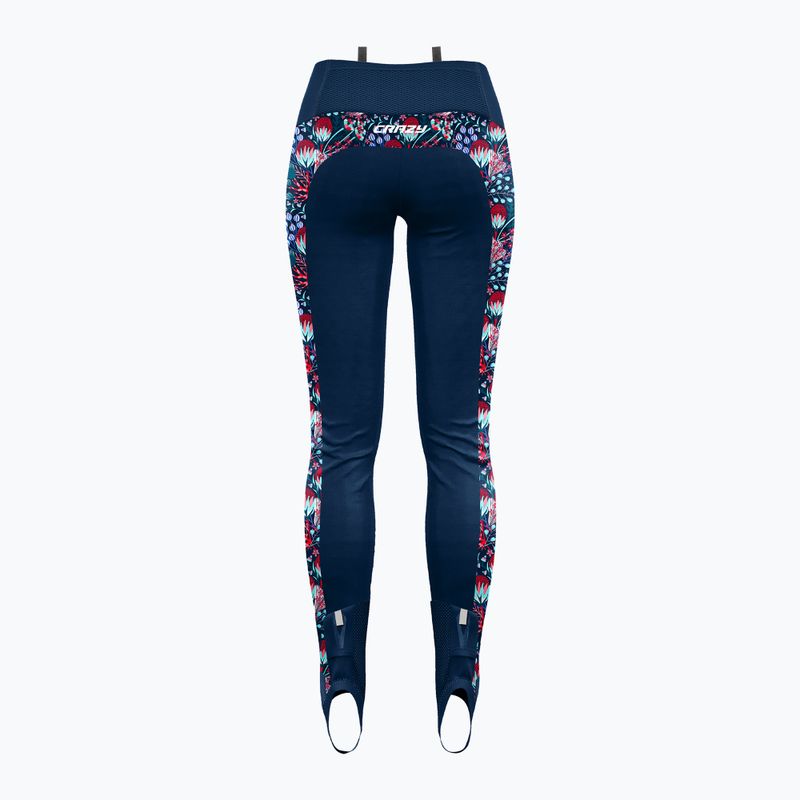Дамски панталони Crazy Falls print leila blue 2