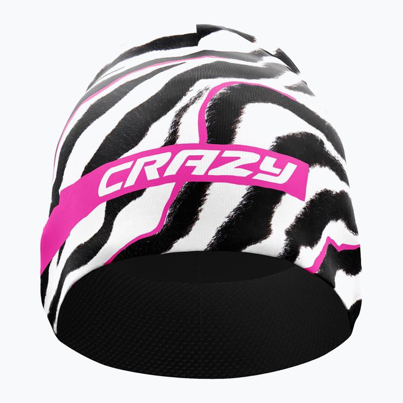 Дамска шапка за бягане Crazy Spire black/zebra