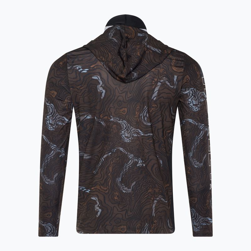 Мъжки Hurley H2O-Dri Atticus Moab UPF Hood Longsleeve black 2