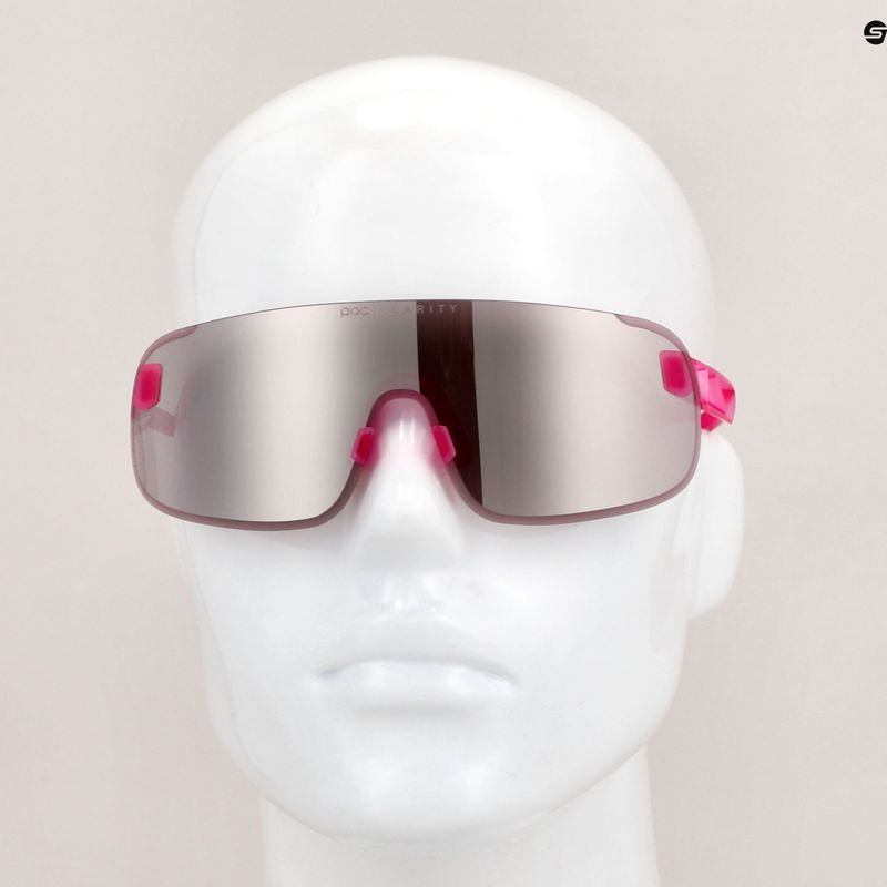 Очила за велосипеди POC Elicit actinium pink translucent/clarity road silver 8