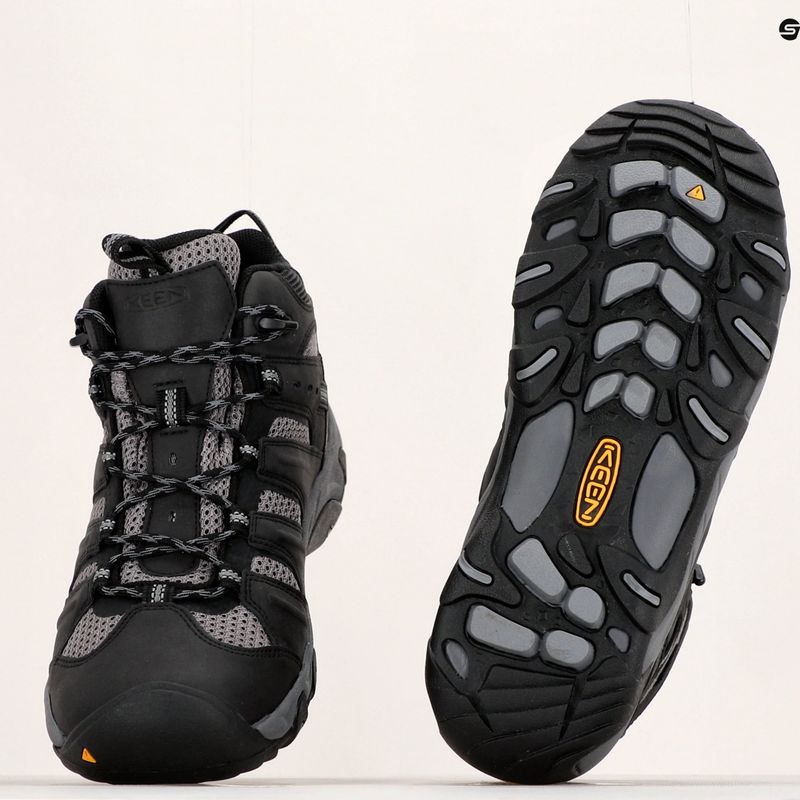 Мъжки ботуши за трекинг KEEN Koven Mid WP black/steel grey 18