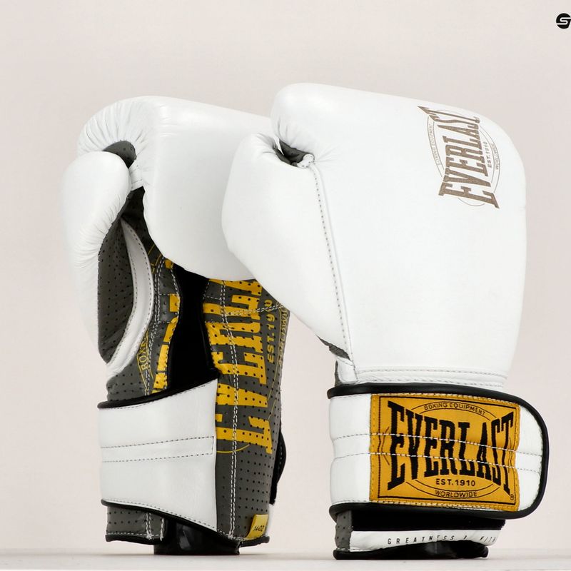 Боксови ръкавици EVERLAST 1910 Classic Pro white EV1910 7