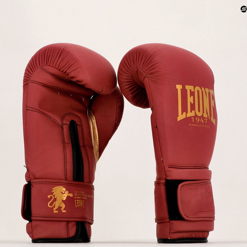 Боксови ръкавици Leone Bordeaux maroon GN059X 7