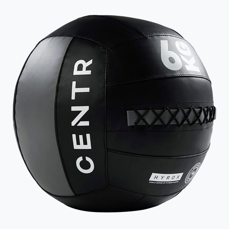 Медицинска топка CENTR Competition Wall Ball Centr x Hyrox 6 kg black 3