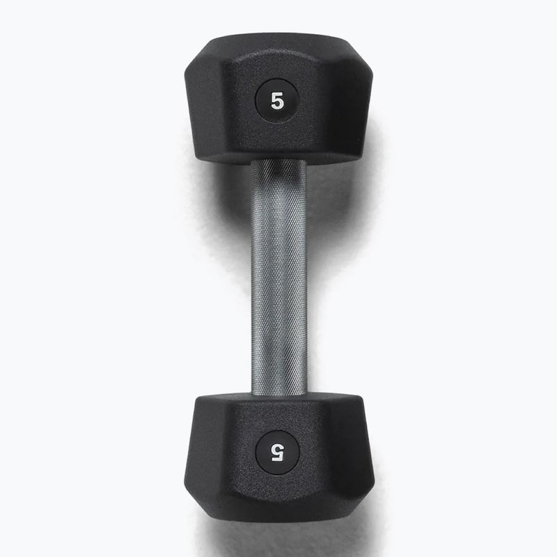 Дъмбел/Гира Centr Urethane Dumbbell Centr x Hyrox 5 kg black 2