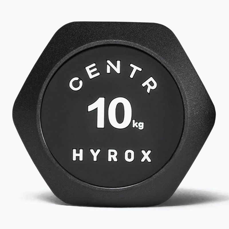 Дъмбел Centr Urethane Dumbbell Centr x Hyrox 10 kg black 2