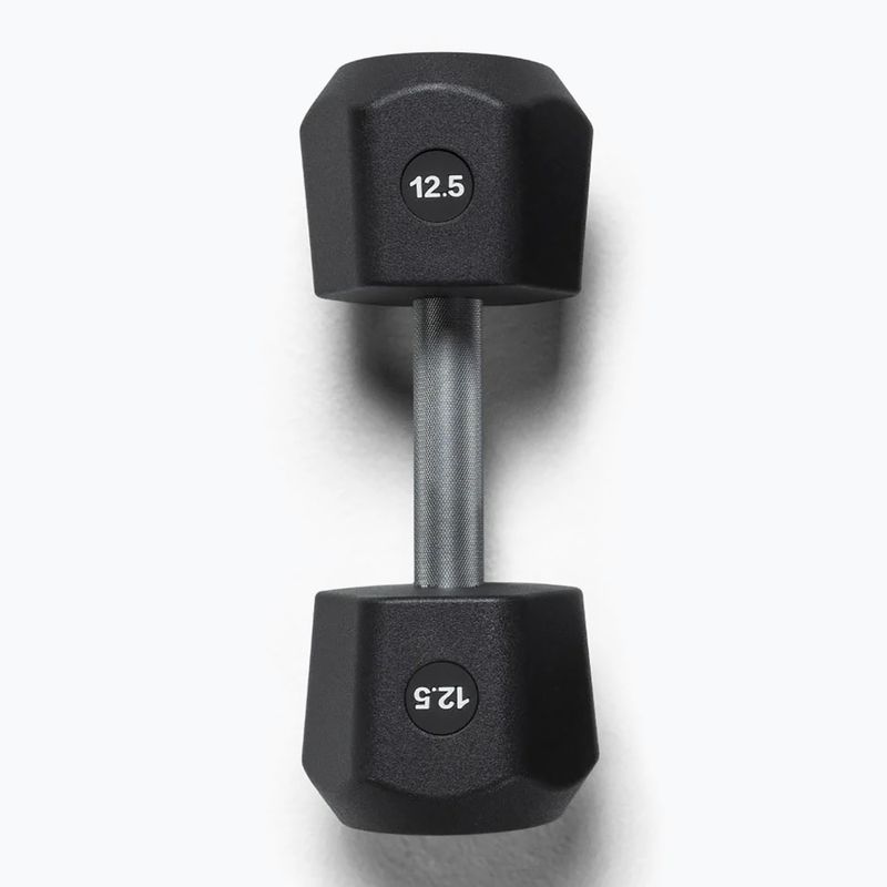 Дъмбел/Гира Centr Urethane Dumbbell Centr x Hyrox 12,5 kg black 2