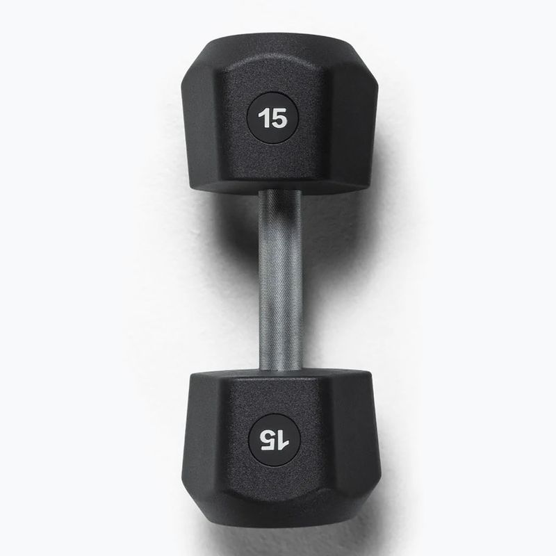 Дъмбел/Гира Centr Urethane Dumbbell Centr x Hyrox 15 kg black 2