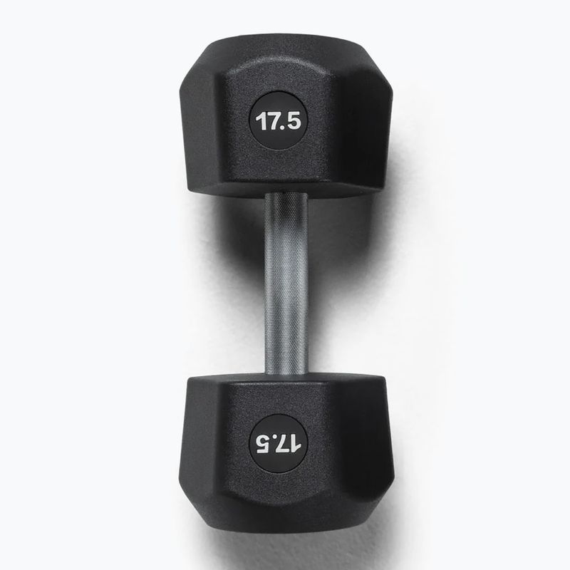 Дъмбел/Гира Centr Urethane Dumbbell Centr x Hyrox 17,5 kg black 2