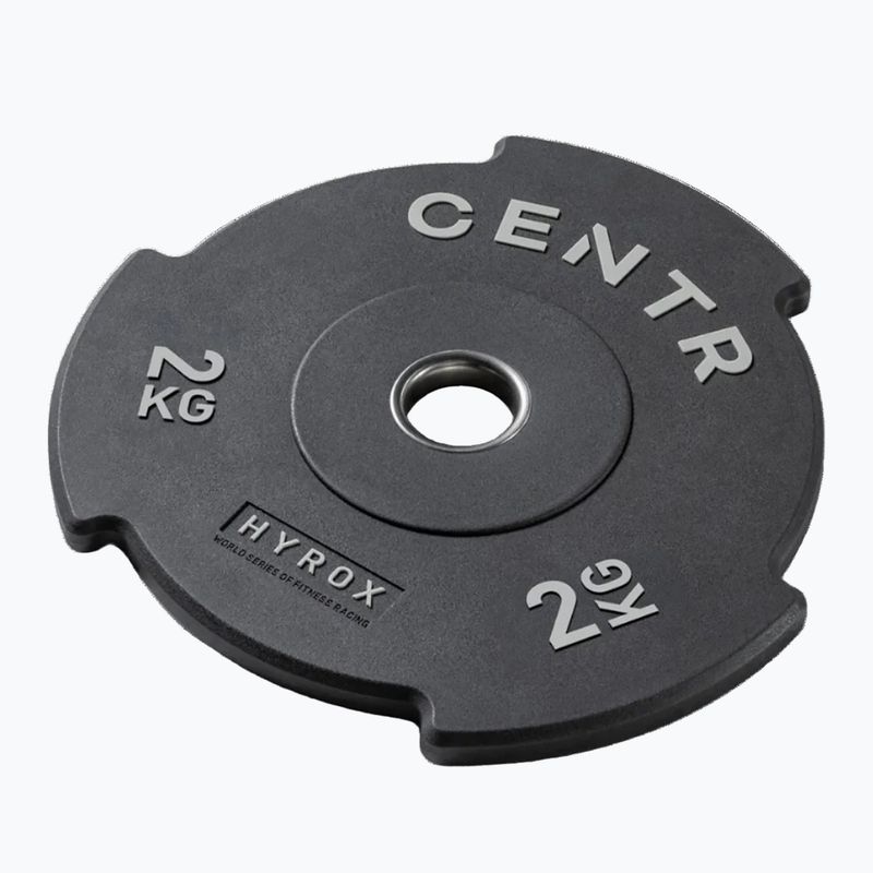 Бъмпър тежести Centr Top Plate Centr x Hyrox black 2