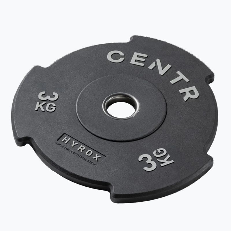 Бъмпър тежести Centr Top Plate Centr x Hyrox black 2