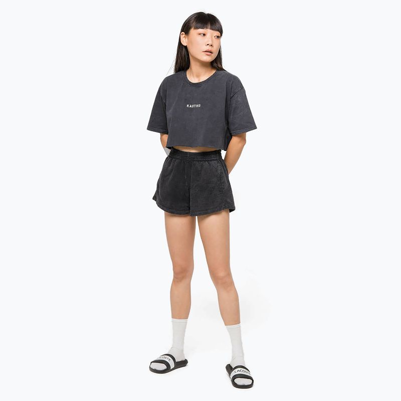 Дамски шорти Kaotiko Washed black 2