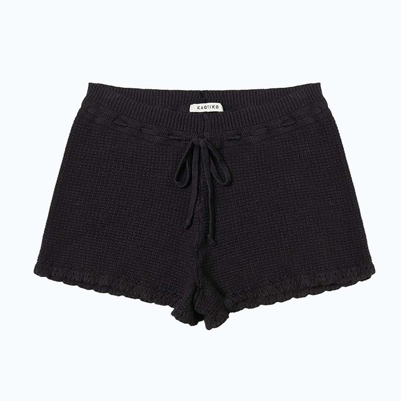 Дамски шорти Kaotiko Crochet Ibiza black 4