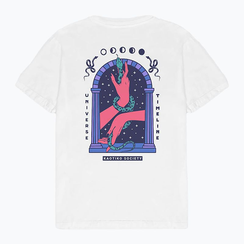 Мъжка тениска Kaotiko Washed Hands Door white 4