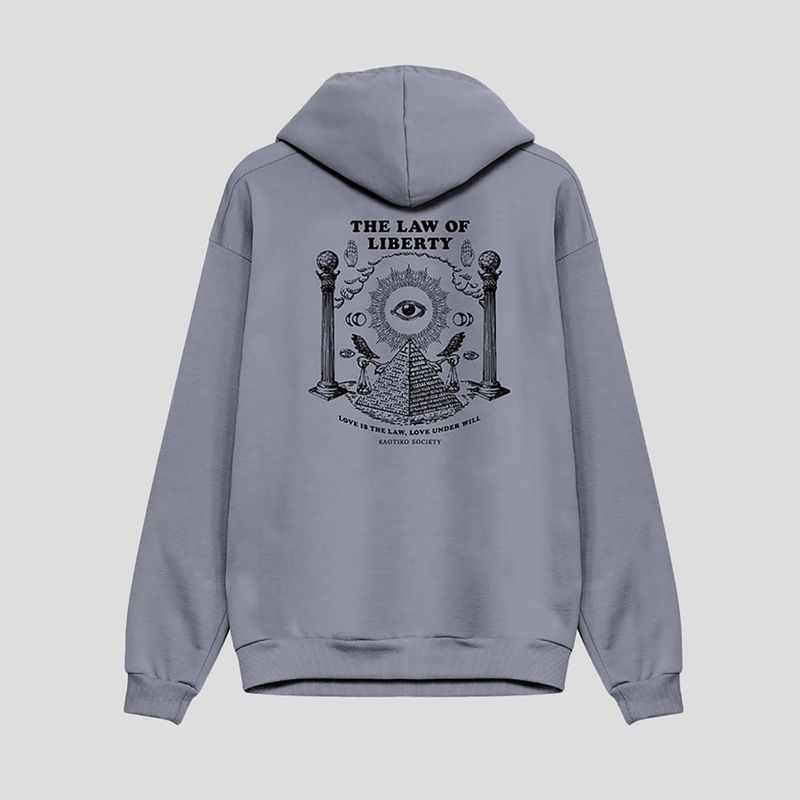 Дамски суитшърт Kaotiko Liberty palid blue 2