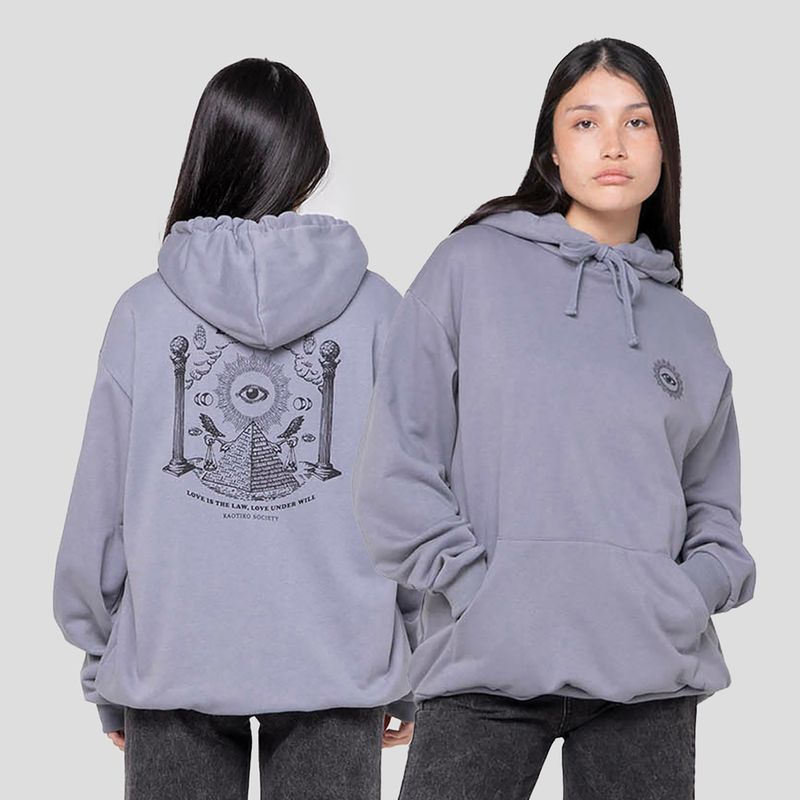 Дамски суитшърт Kaotiko Liberty palid blue 3