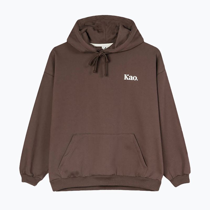 Дамски суитшърт Kaotiko Your Opinion brown 4