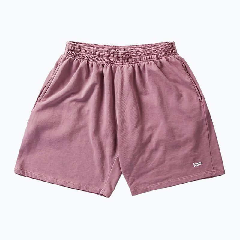 Мъжки къси панталони Kaotiko Washed Daylen бордо 3