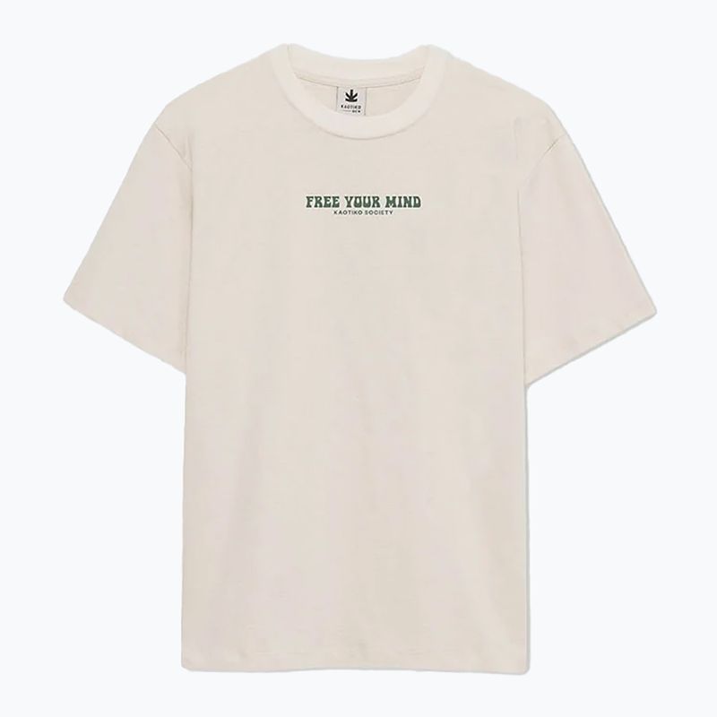 Мъжка тениска Kaotiko M / C Free Your Mind Organic Cotton ivory