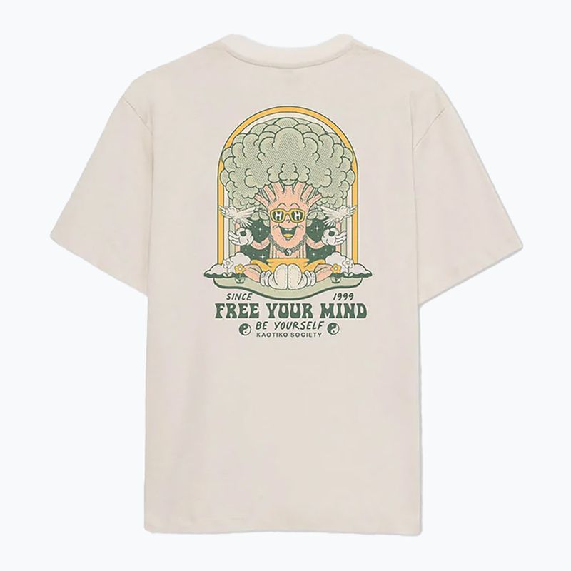 Мъжка тениска Kaotiko M / C Free Your Mind Organic Cotton ivory 2