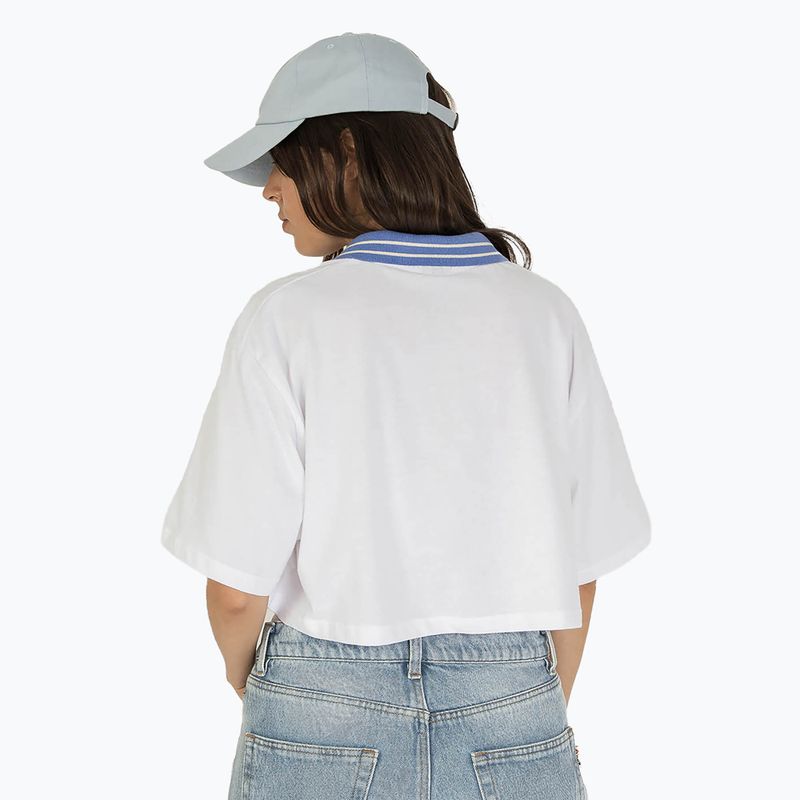 Дамска поло тениска Kaotiko Broken Heart white 2