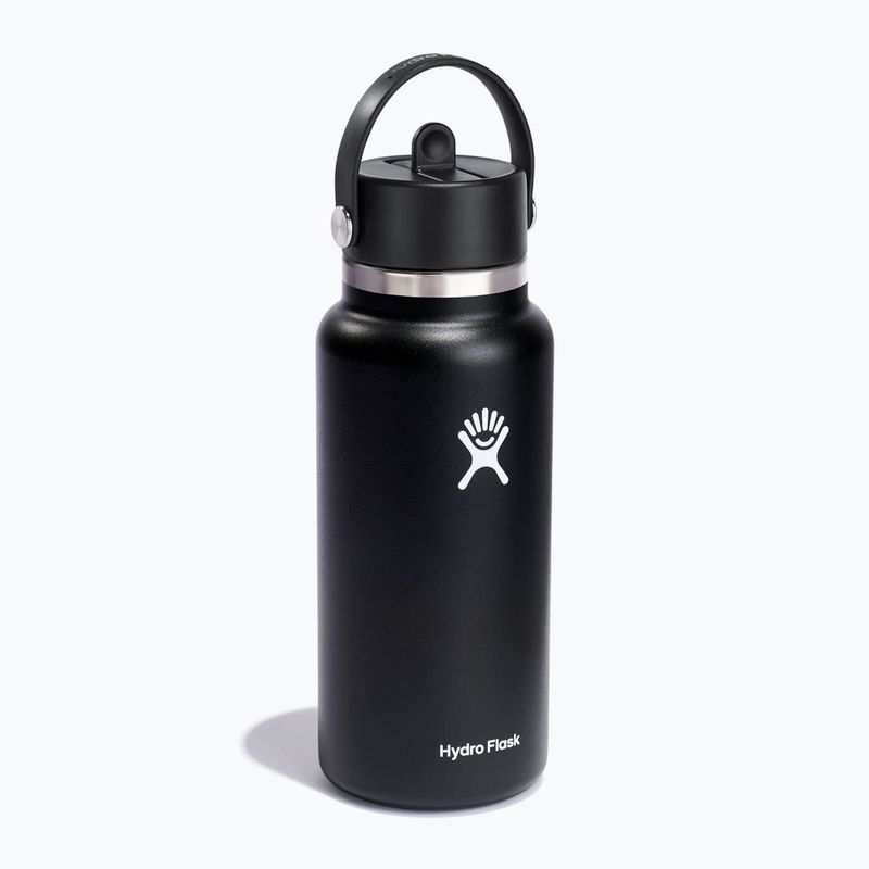 Термобутилка Hydro Flask Wide Flex Straw 945 ml черна W32BFS001 2