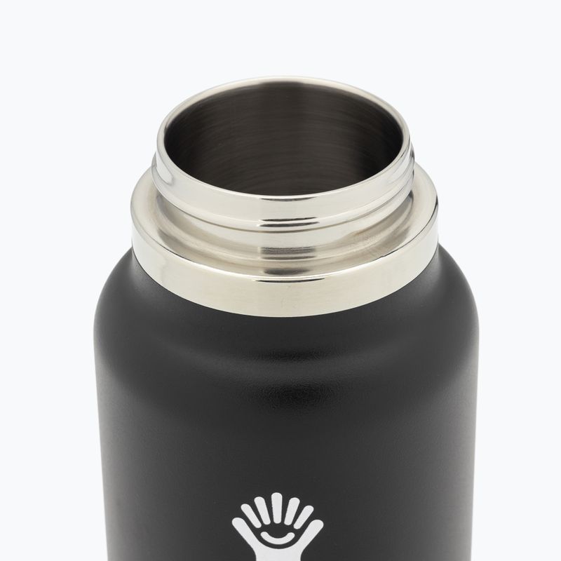 Термобутилка Hydro Flask Wide Flex Cap 1180 ml черна 3